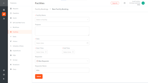 Facilities - FacilityBot - Facilities Management Software