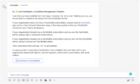 Integrating Microsoft Teams With FacilityBot - FacilityBot - Facilities ...