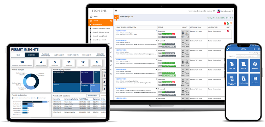 Real-Time Risk Assessment Using e-Permit to Work Solutions