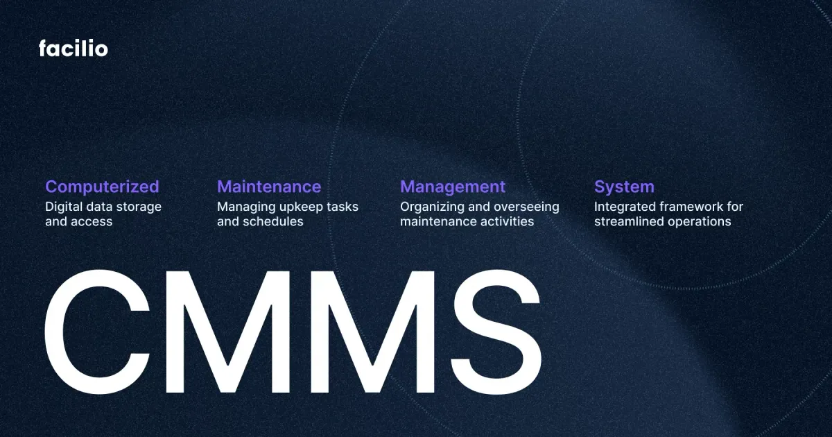 what is cmms in maintenance
