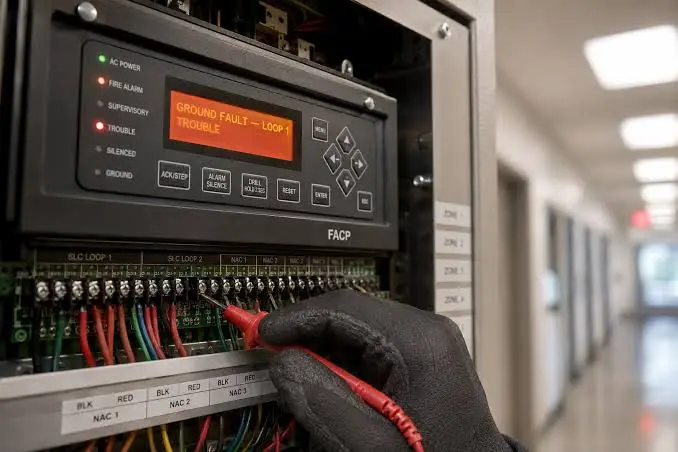 fire alarm trouble panel codes